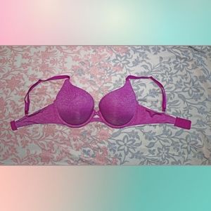 VICTORIA'S SECRET Purple Perfect Coverage Bra 34D